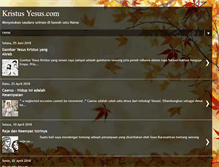 Tablet Screenshot of kristusyesus.com